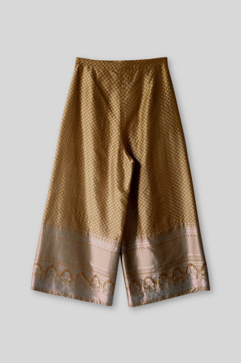 Silk Brocade Palazzo