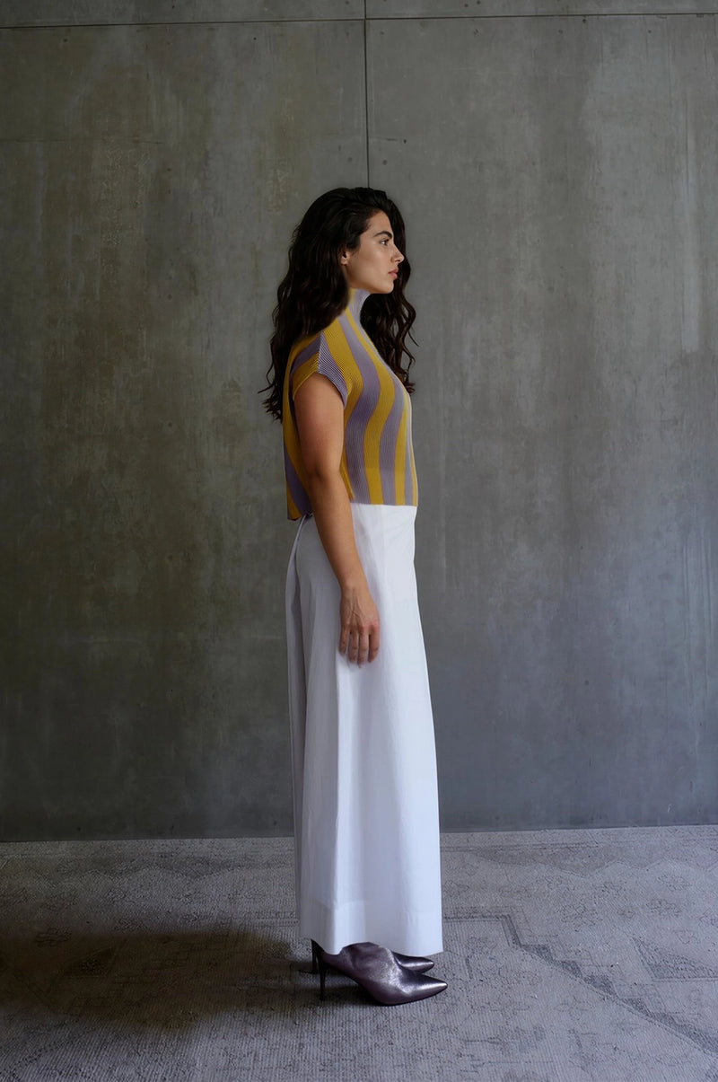 Pleated Box Top