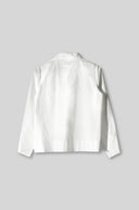 A poplin shirt with an off-centre button placket - PAYAL KHANDWALA