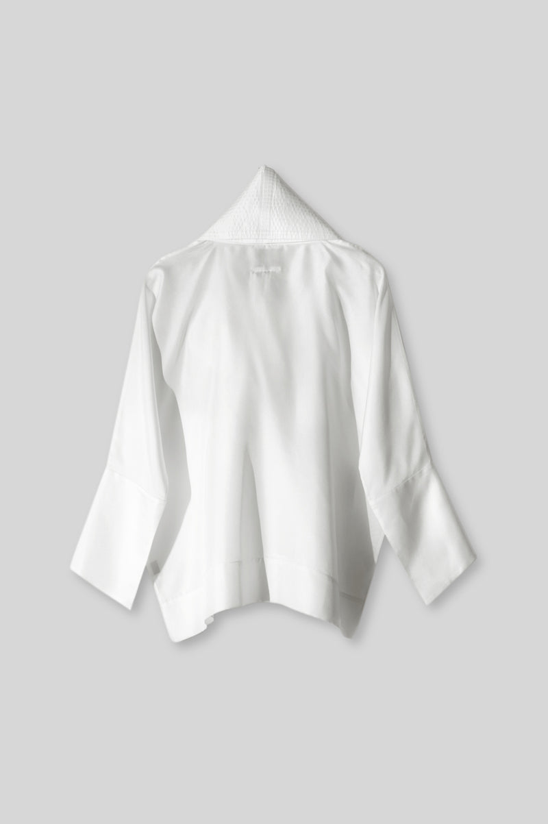 Silk Loop Neck Blouse