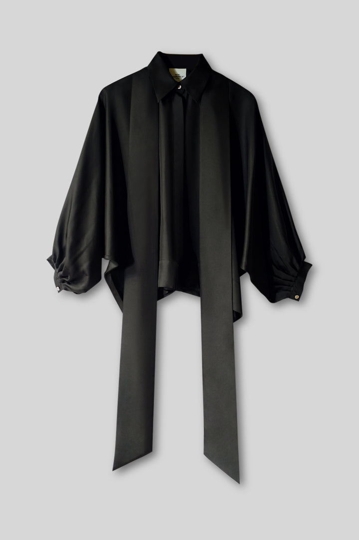 Silk Shirt With Sash