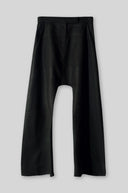 A silk trouser designed with a drop-crotch silhouette - PAYAL KHANDWALA