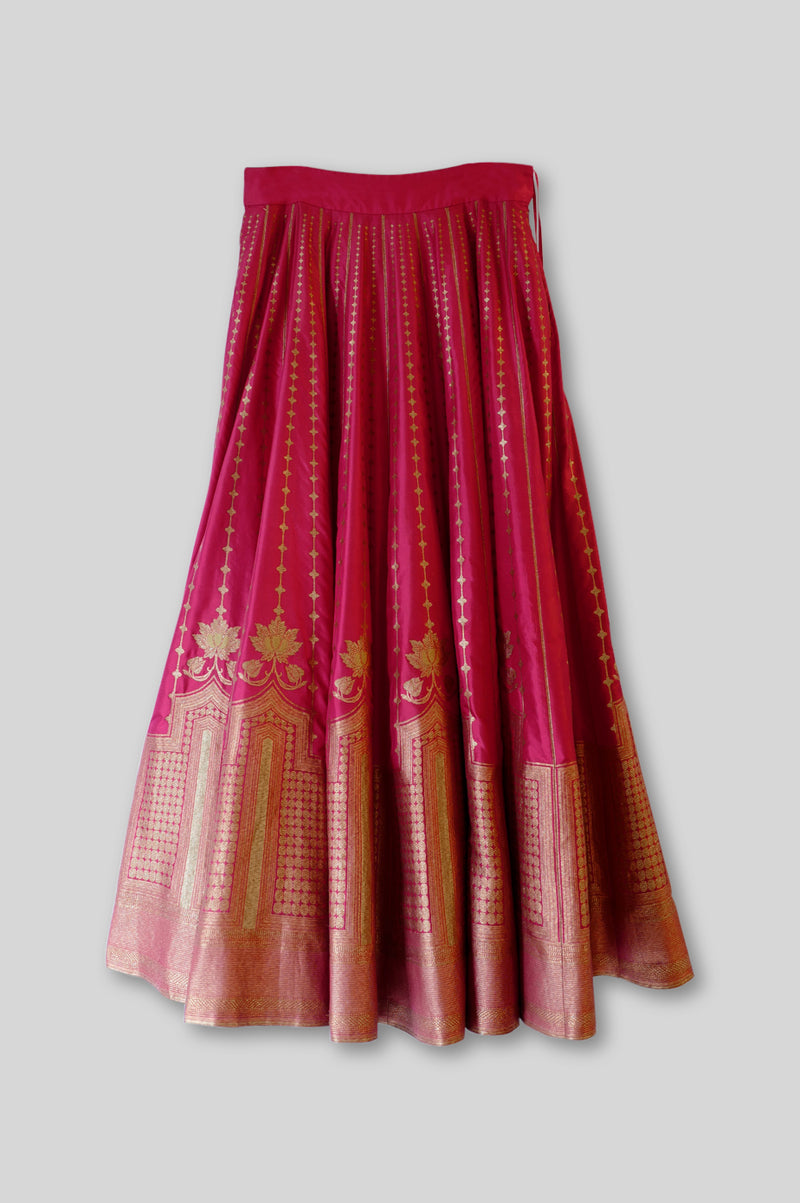 Silk Brocade Lehenga