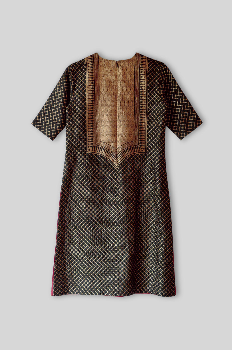Silk Brocade Kurta Set