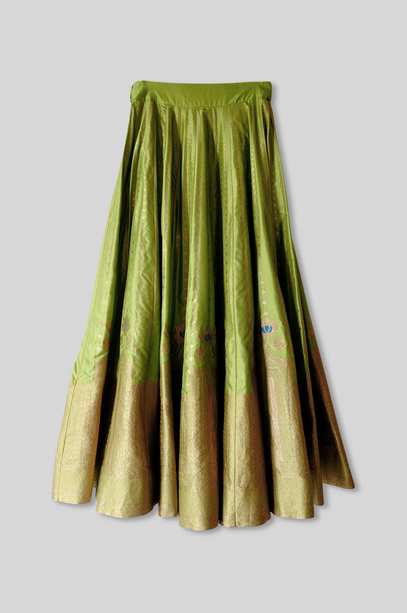 Silk Brocade Lehenga