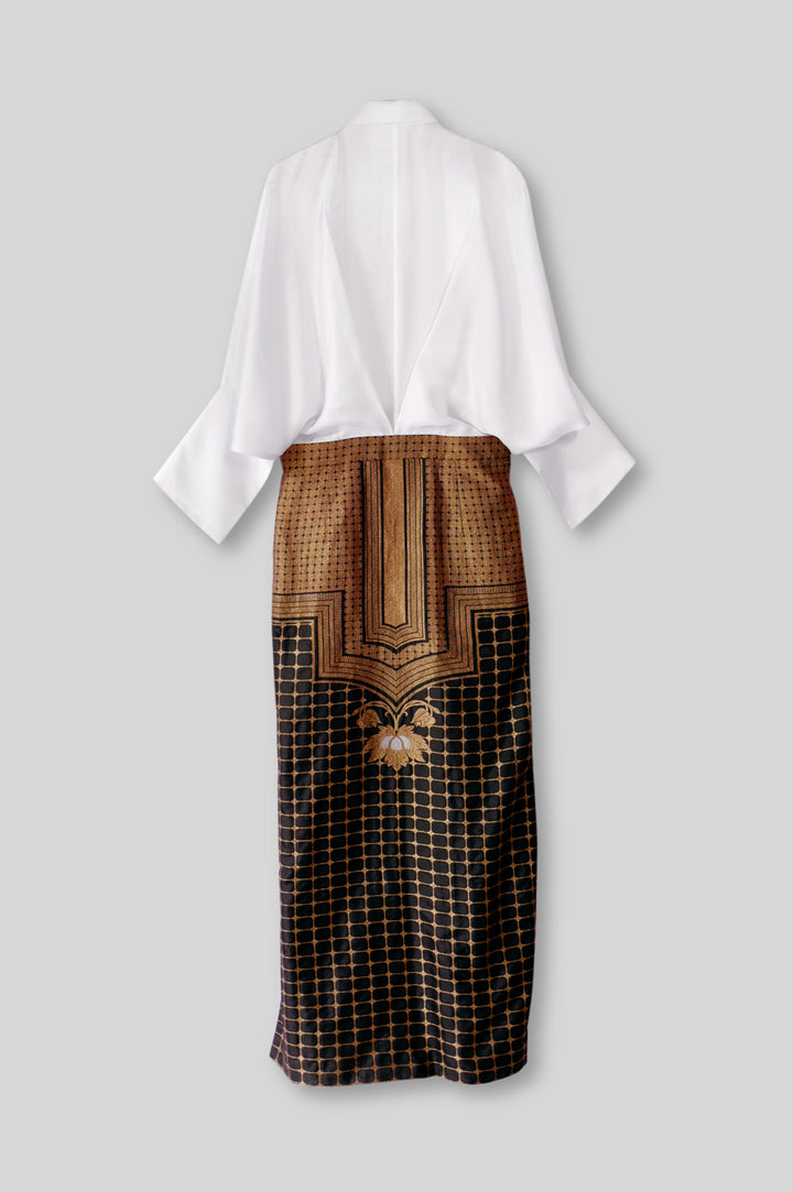 Silk Brocade Dress