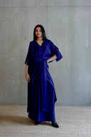 Silk Draped Dress