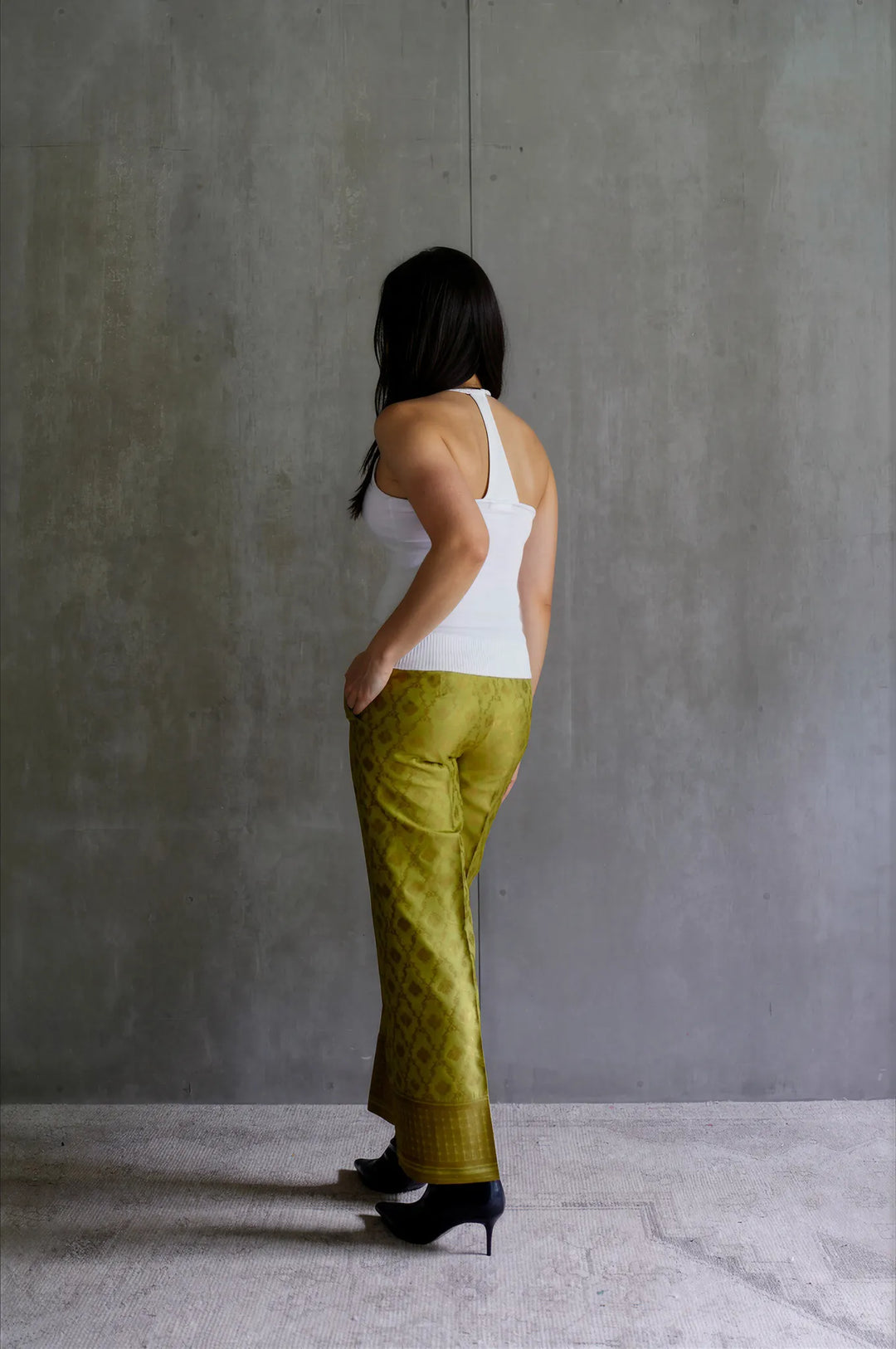 Silk Brocade Culotte