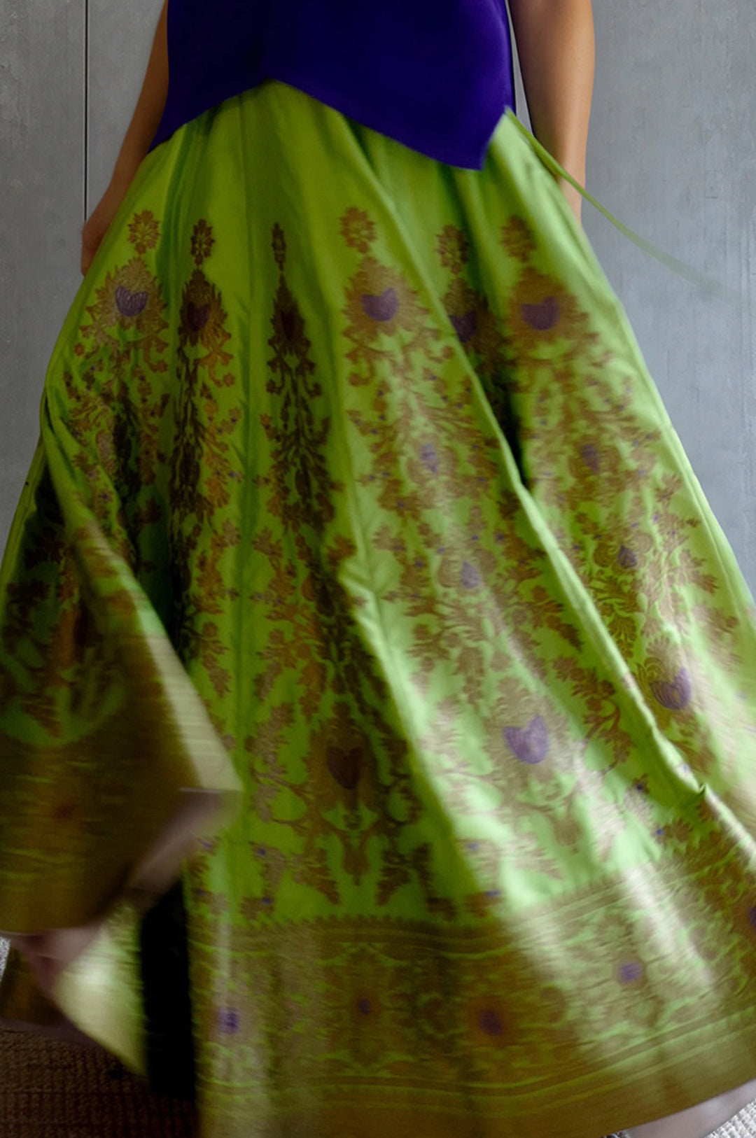 Silk Brocade Lehenga