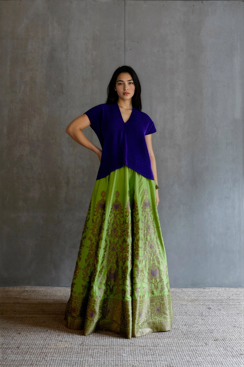 Silk Brocade Lehenga
