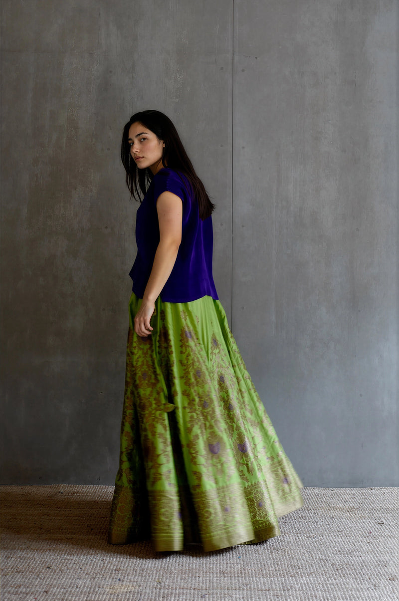 Silk Brocade Lehenga