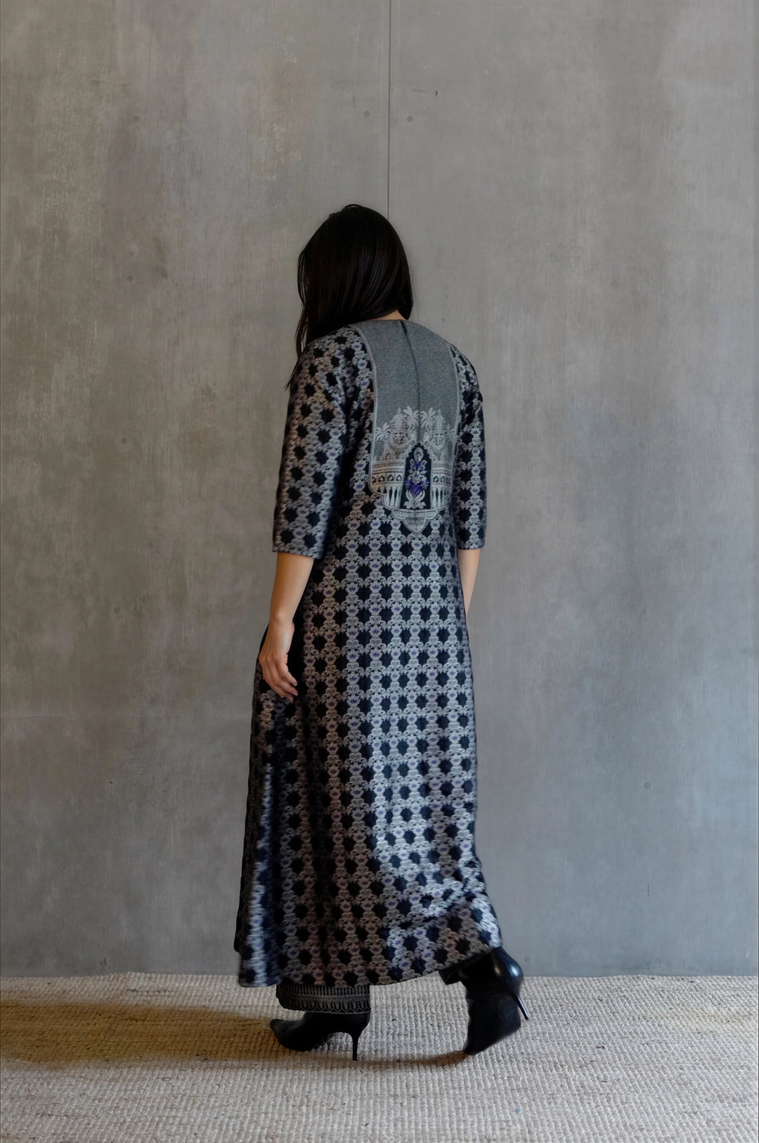 Silk Brocade Kurta Set