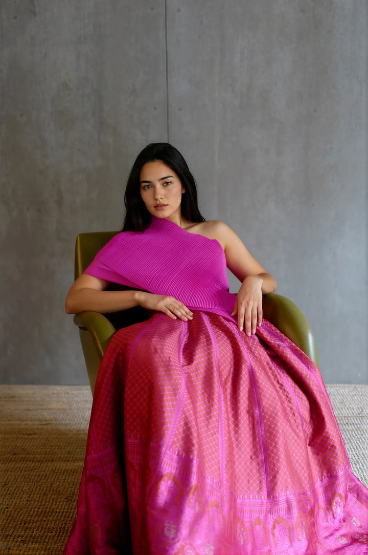 Silk Brocade Lehenga