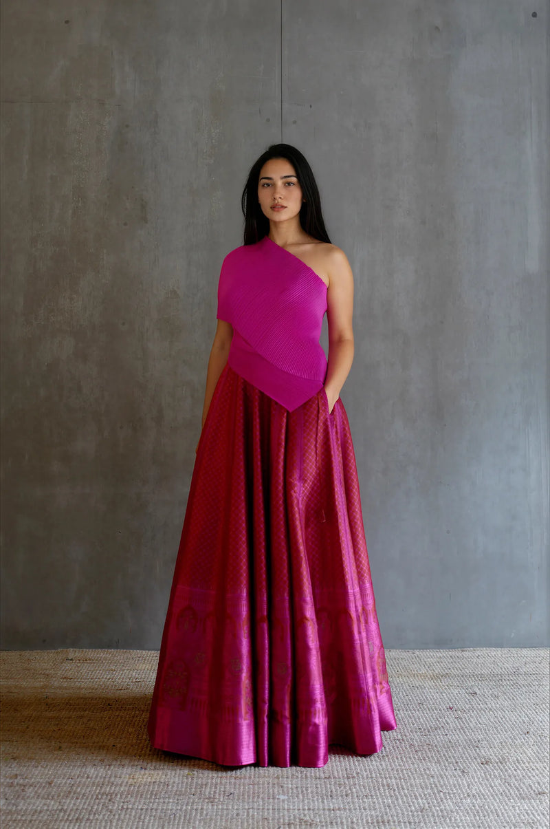 Silk Brocade Lehenga
