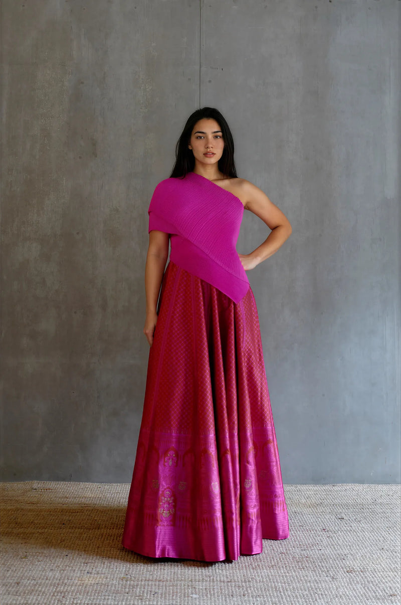 Silk Brocade Lehenga