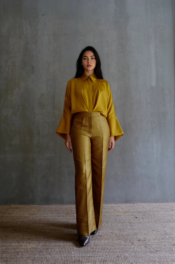 Silk Brocade Trouser