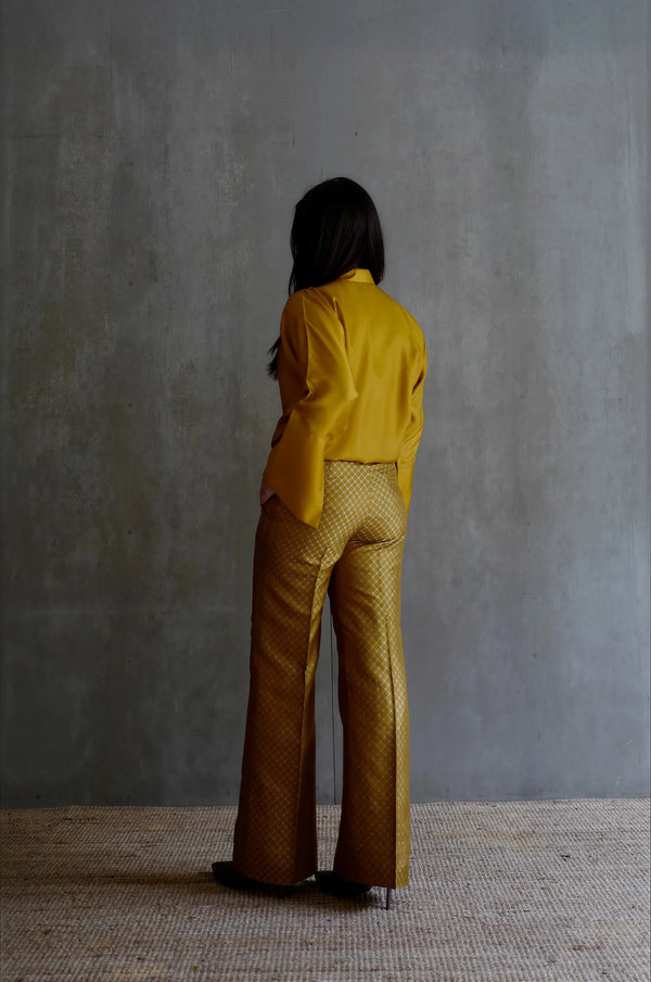 Silk Brocade Trouser
