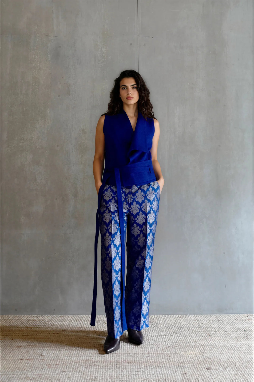Silk Brocade Culotte
