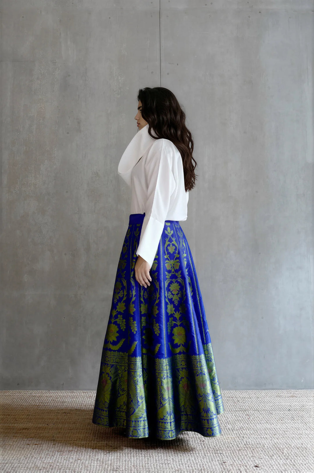 Silk Brocade Palazzo