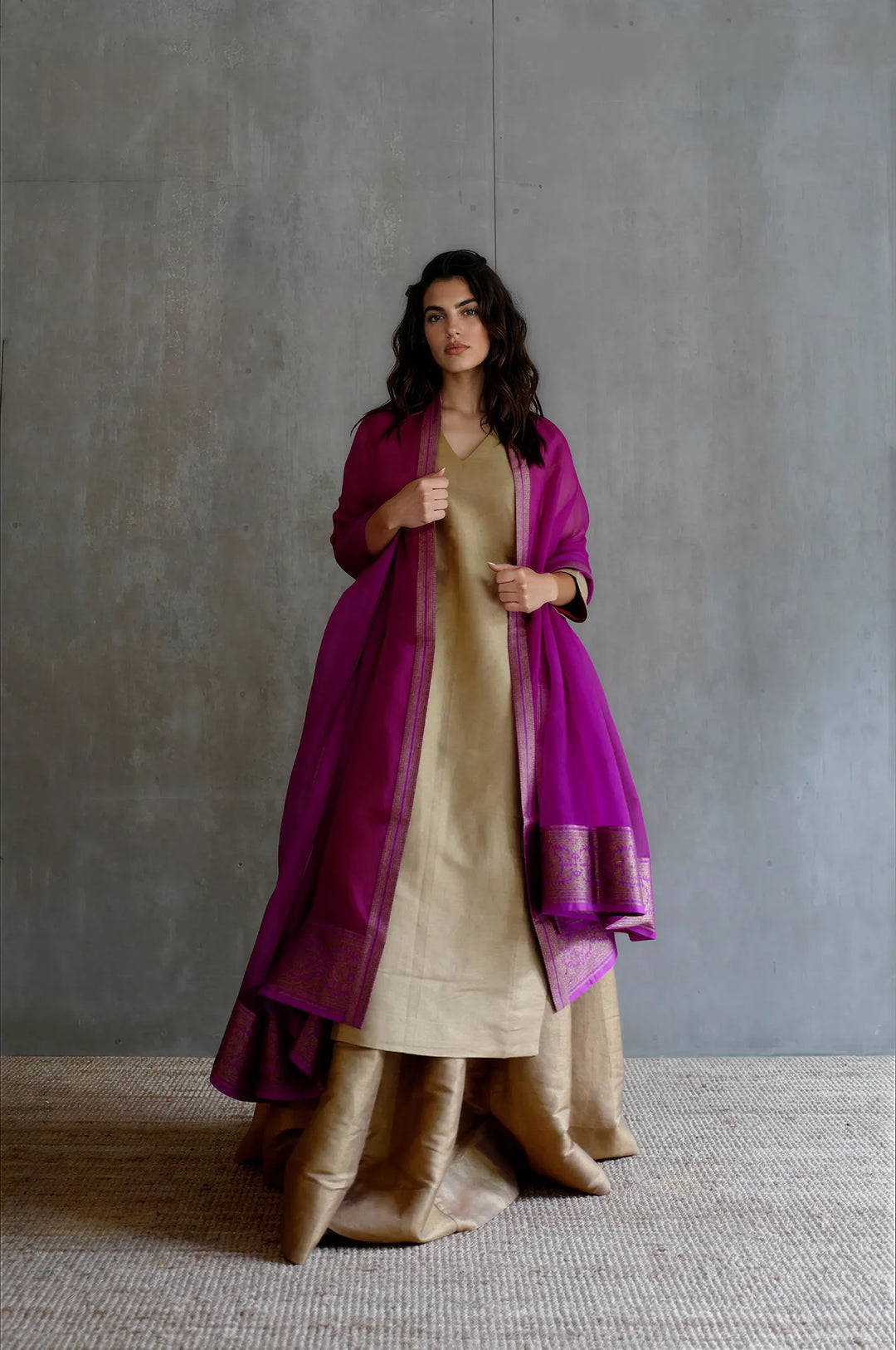 Silk Brocade Kurta