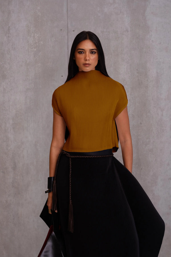 Pleated Box Top