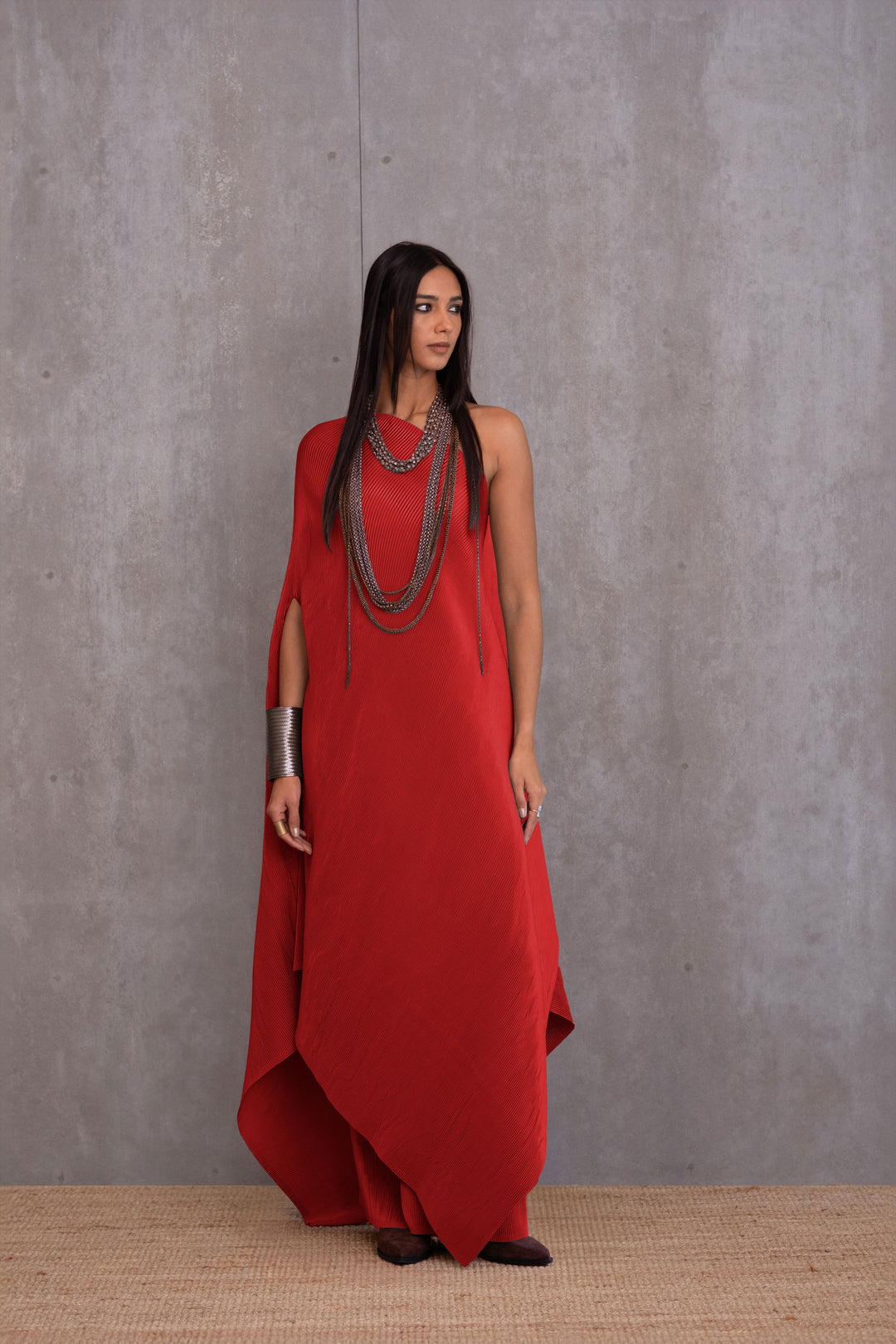 Pleated Tunic Set
