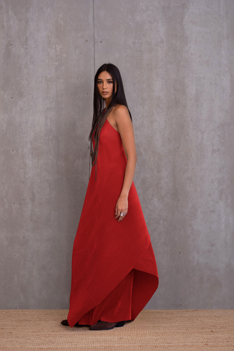 Pleated Tunic Set