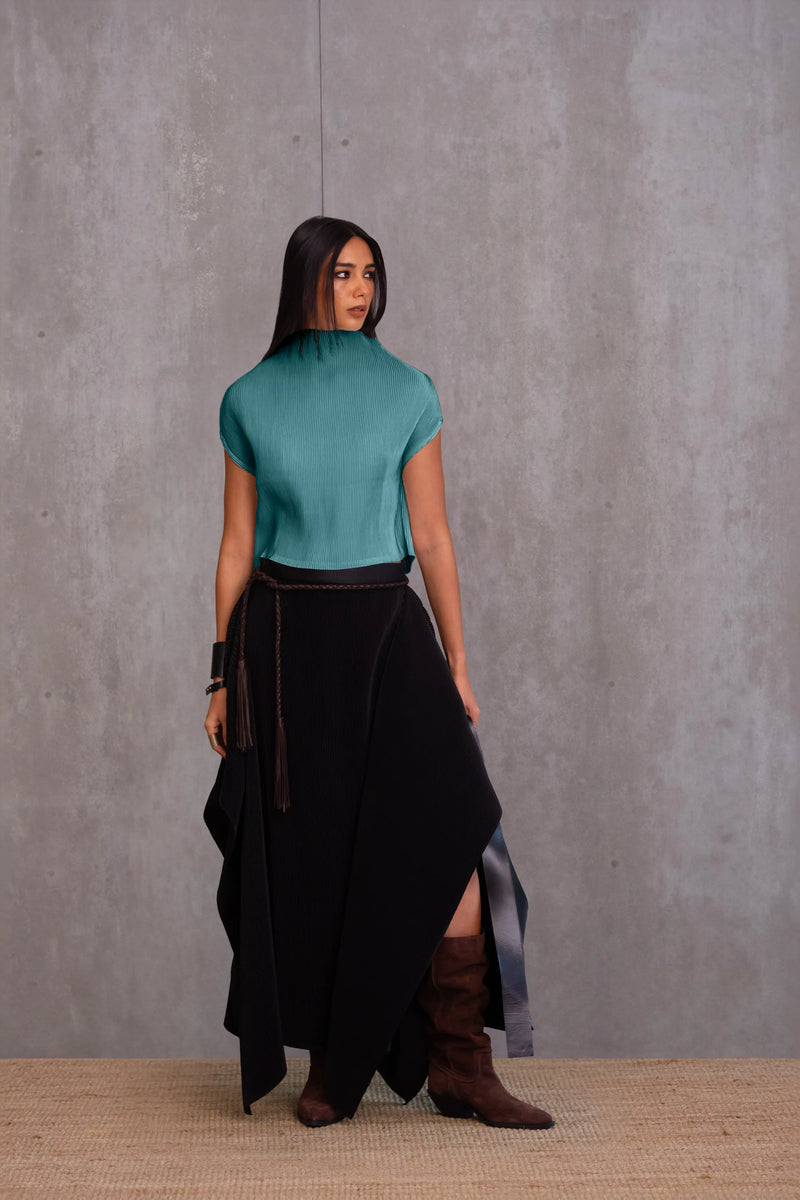 Pleated Box Top