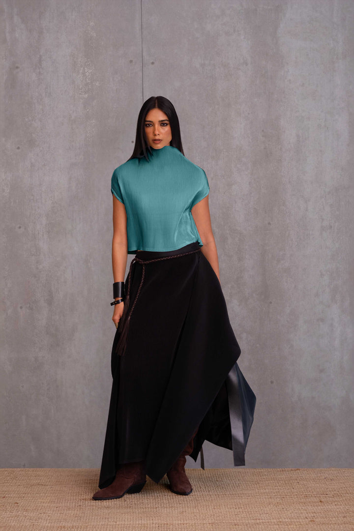 Pleated Box Top