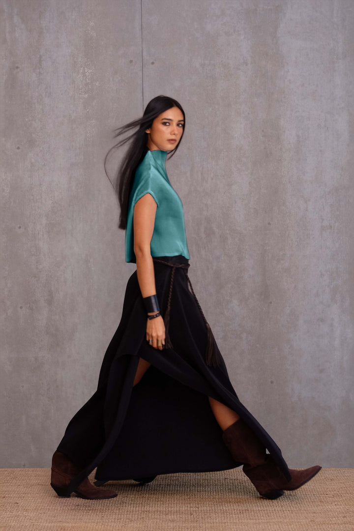 Pleated Box Top