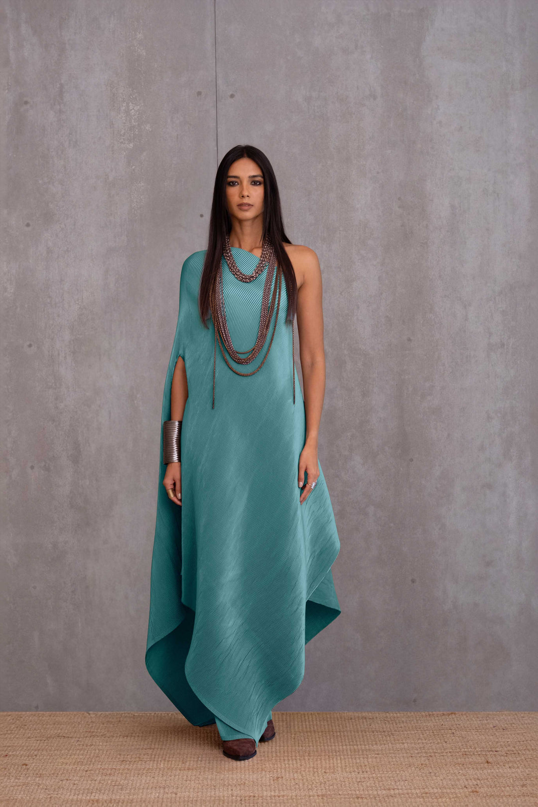 Pleated Tunic Set