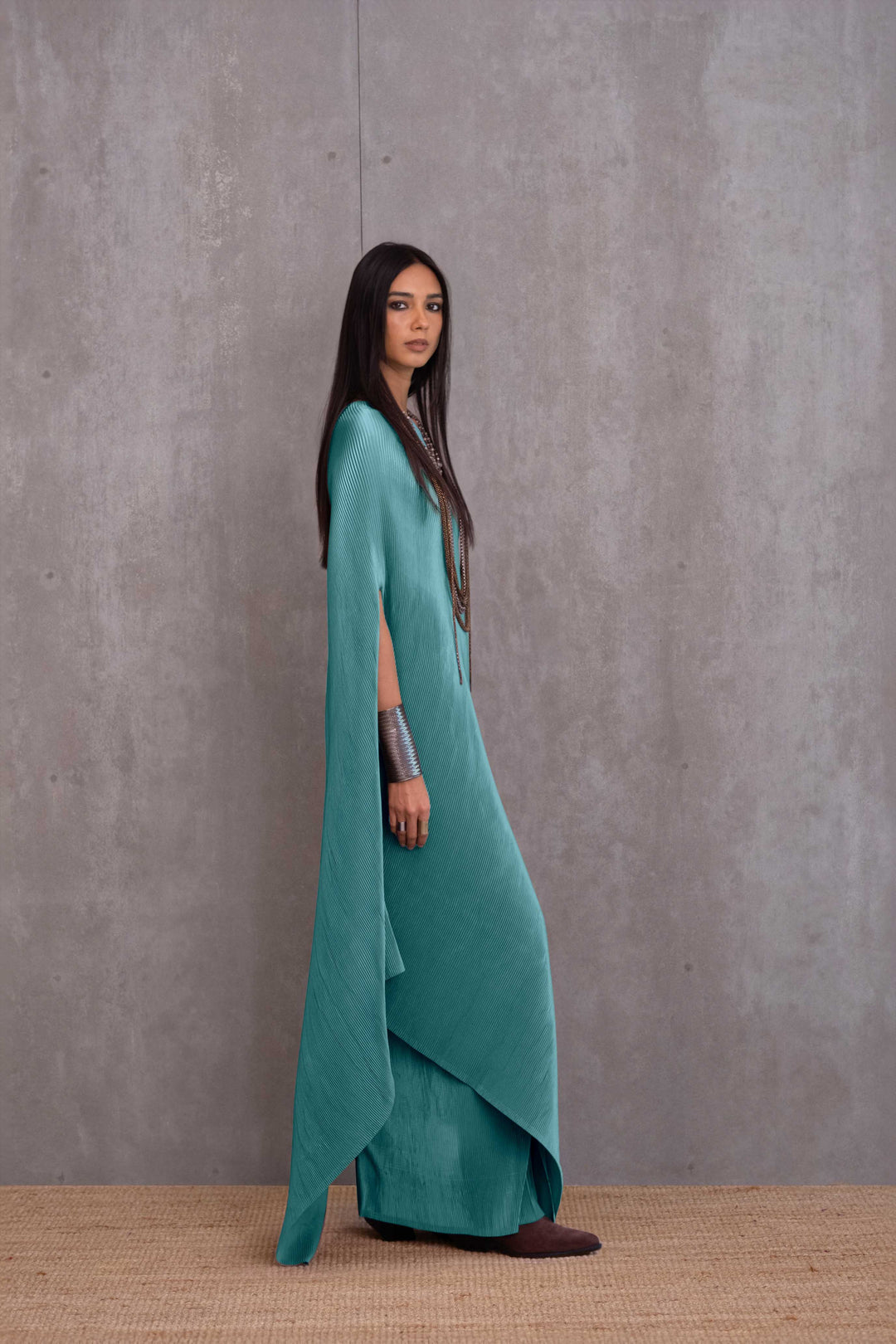 Pleated Tunic Set