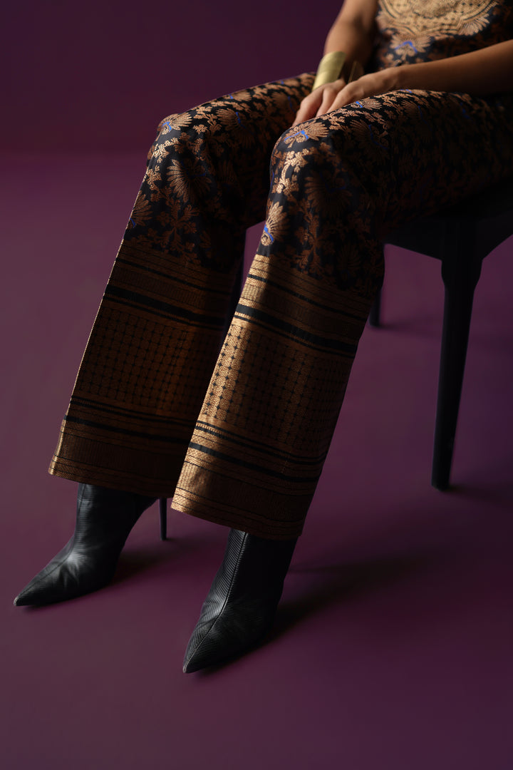 Silk Brocade Trouser