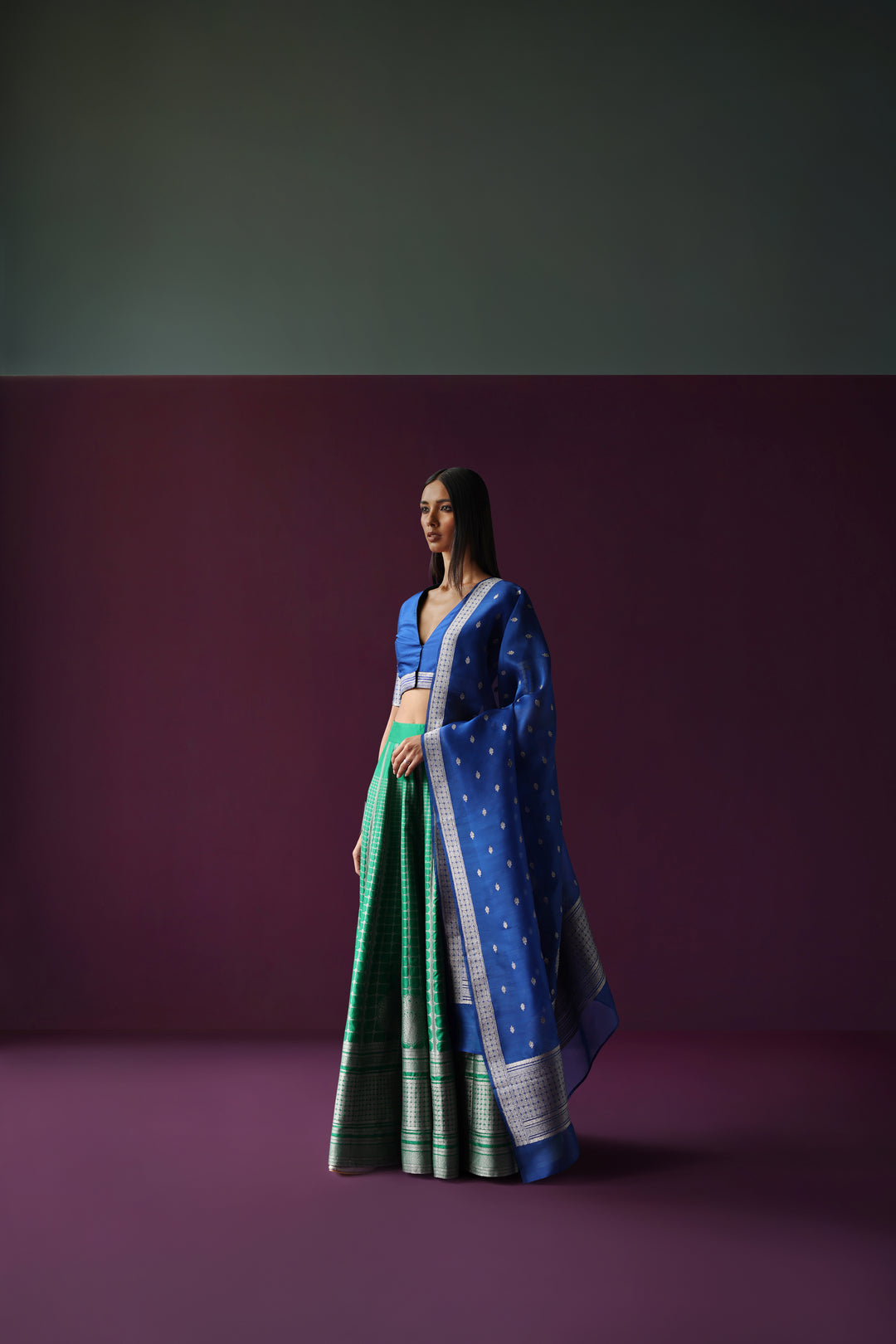 Silk Brocade Dupatta