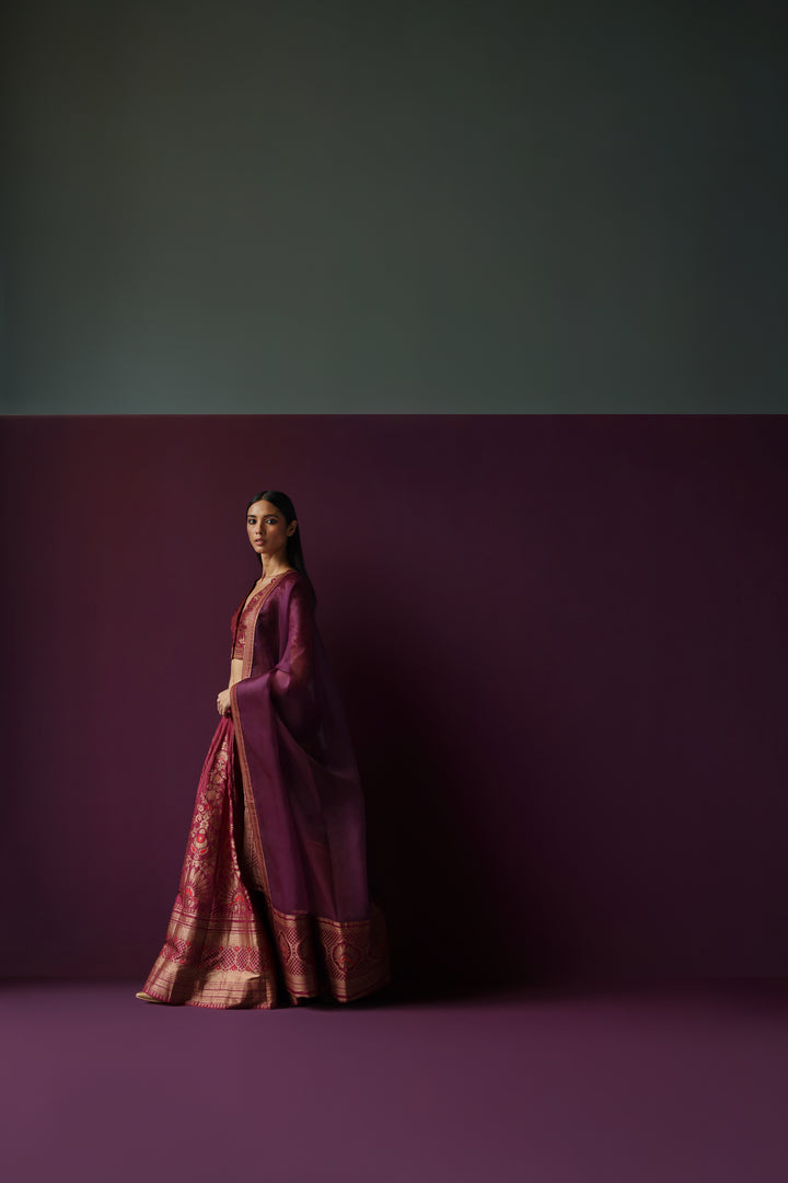 Silk Brocade Lehenga