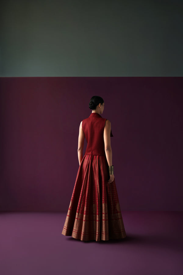 Silk Brocade Lehenga