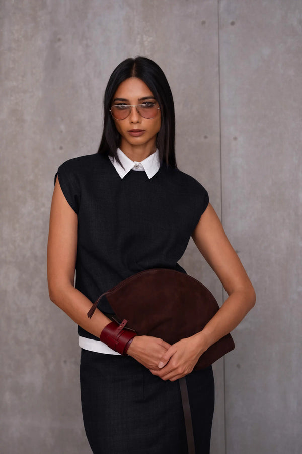 Silk Draped Top