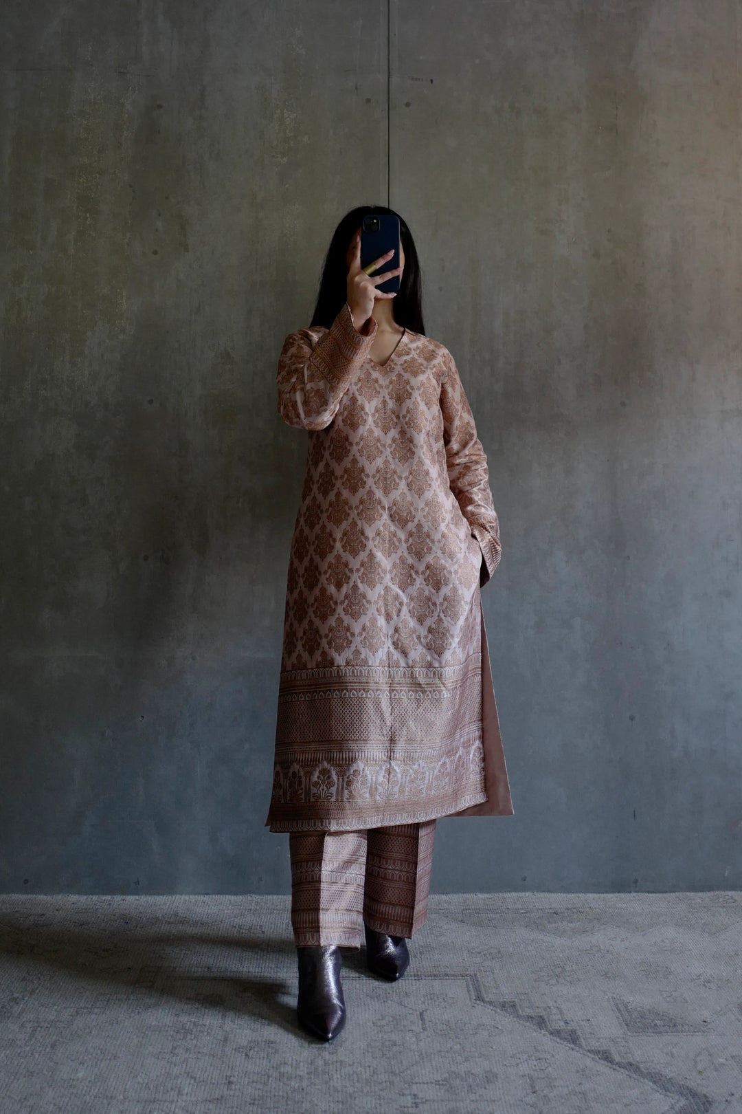 Silk Brocade Tunic
