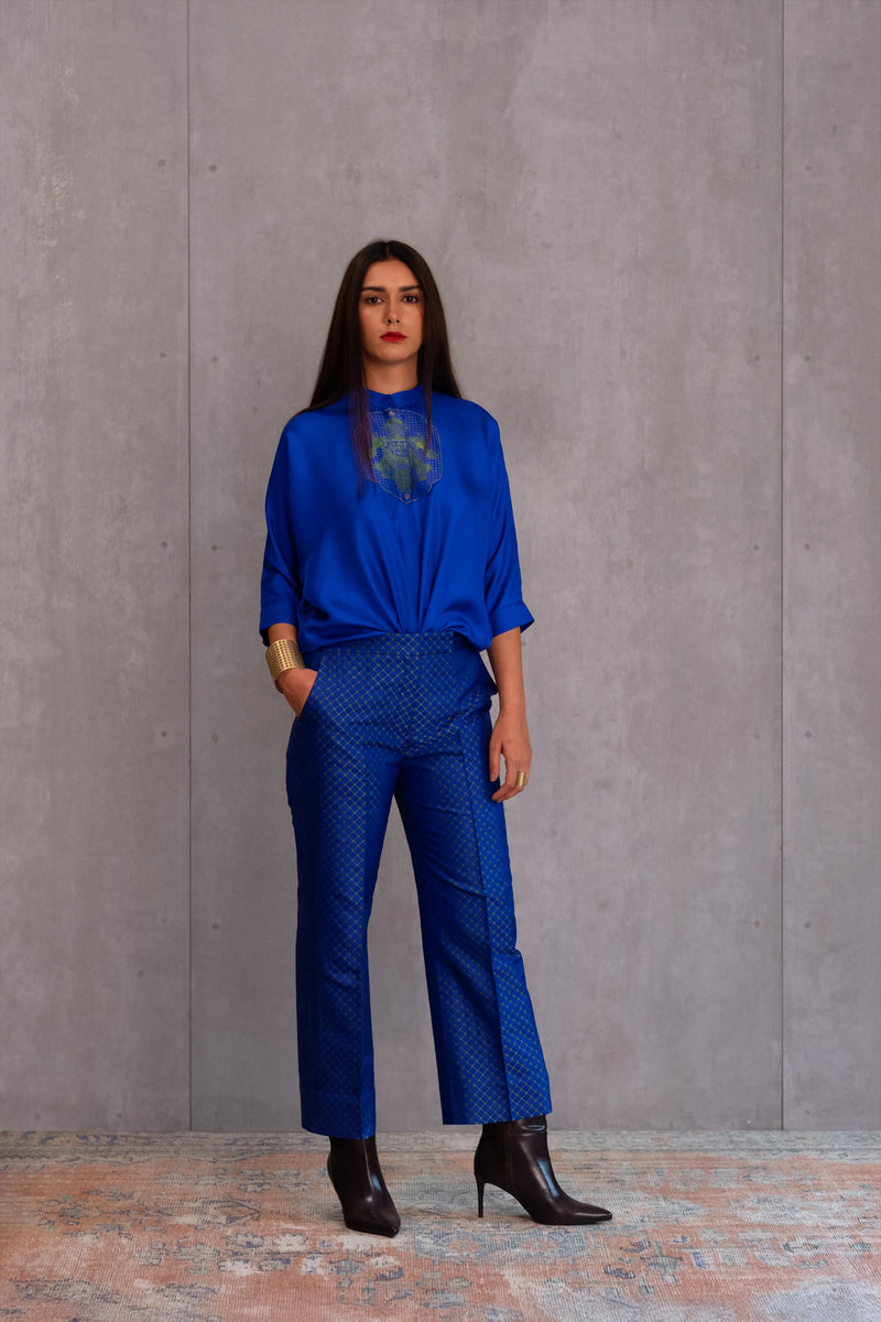 Silk Brocade Culotte