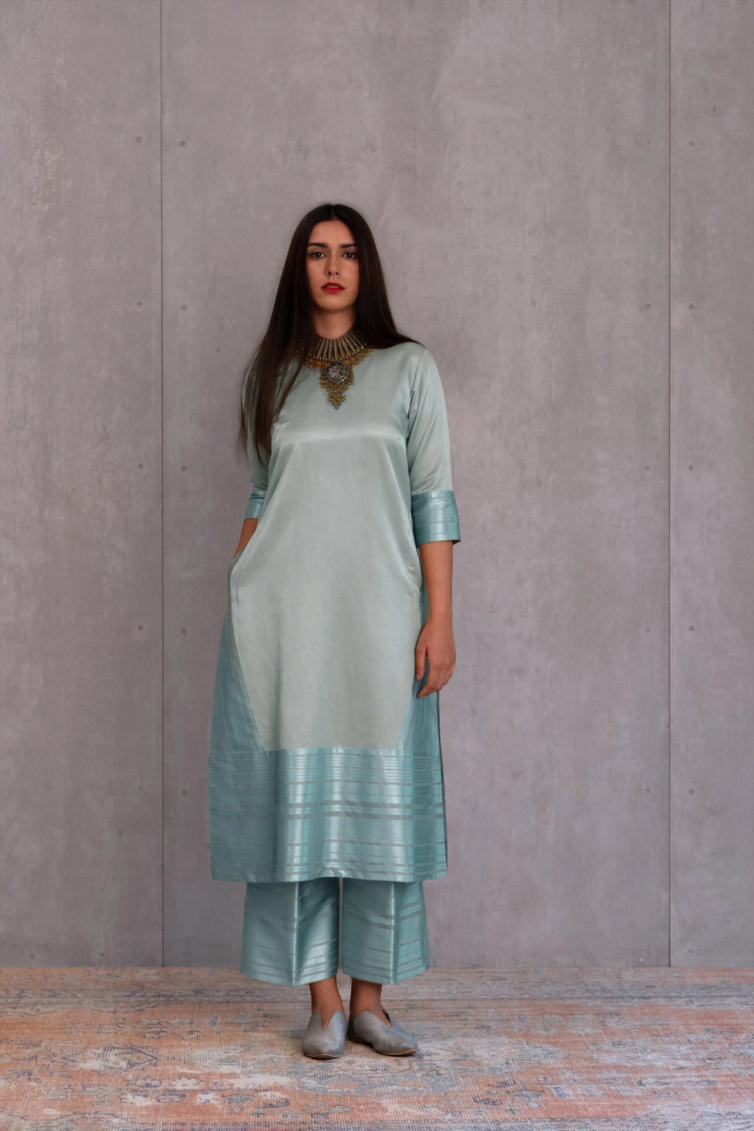 Silk Kurta Set