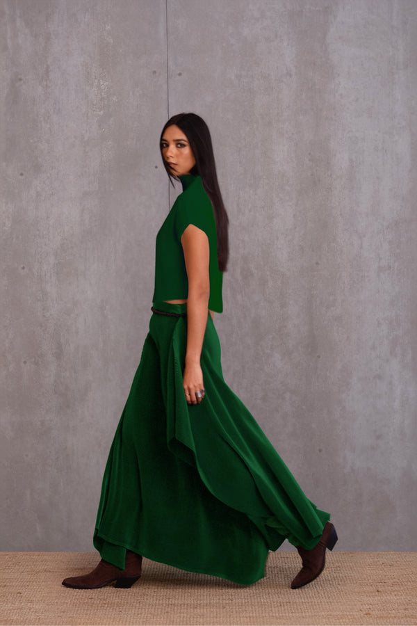 Pleated Box Top