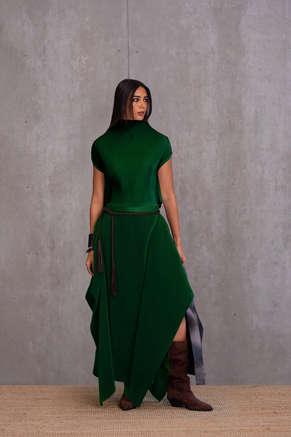Pleated Box Top