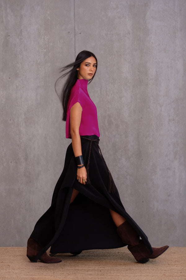 Pleated Box Top