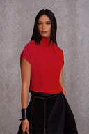 Pleated Box Top