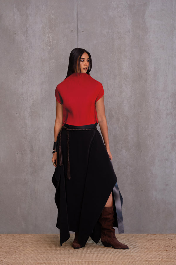Pleated Box Top