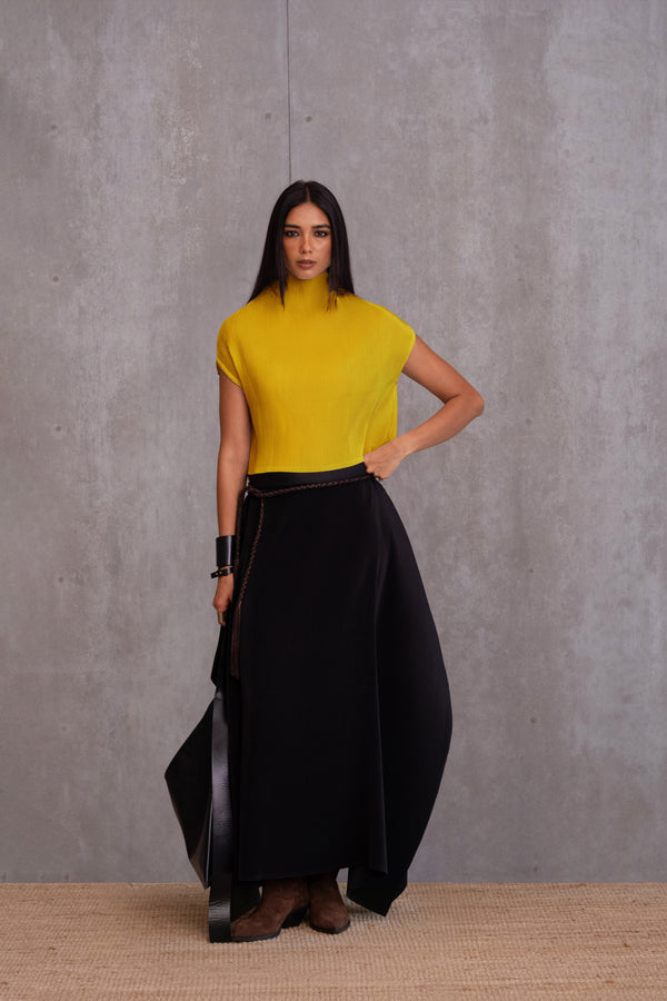 Pleated Box Top