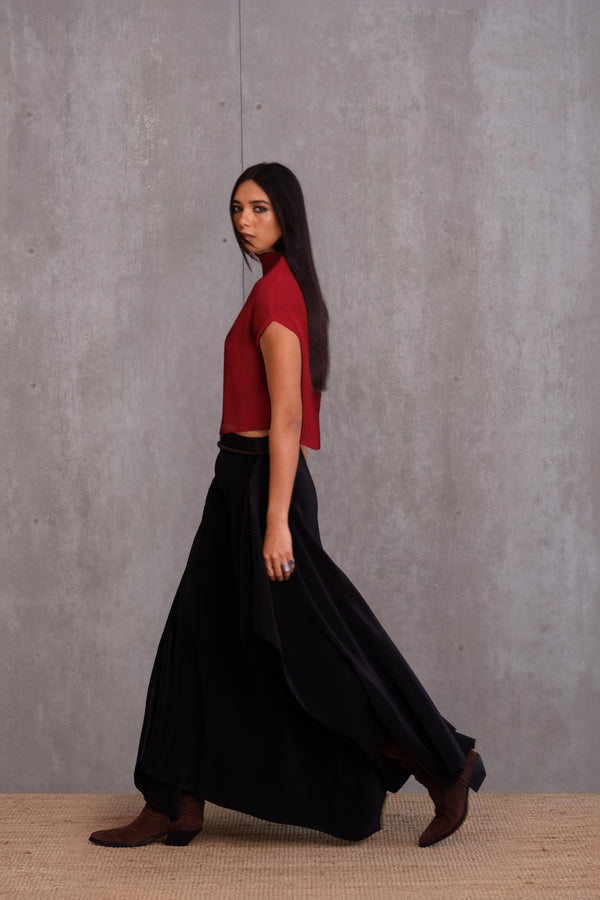 Pleated Box Top