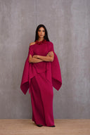 Pleated Short Poncho