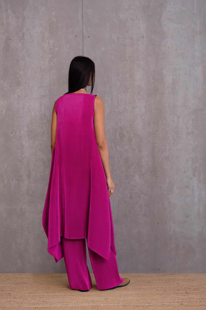 Pleated Tunic Set