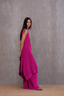 Pleated Kurta Set